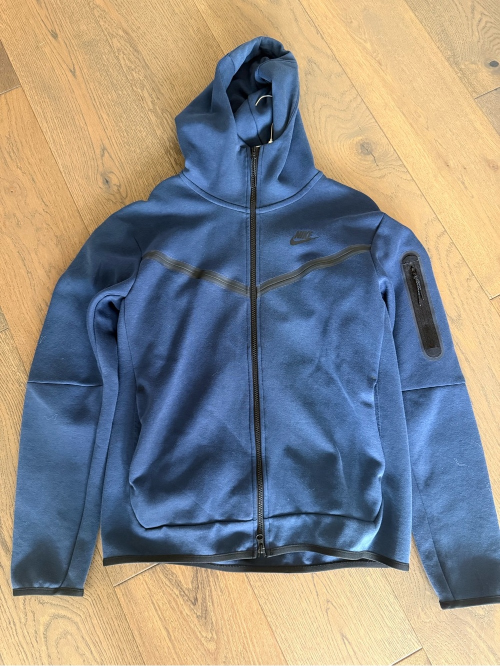 Nike Men's Blue Full-Zip Windrunner Performance Hoodie